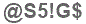 The text to enter in the texbox below is: @S5!G$