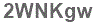 The text to enter in the texbox below is: 2WNKgw