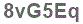 The text to enter in the texbox below is: 8vG5Eq