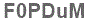 The text to enter in the texbox below is: F0PDuM