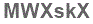 The text to enter in the texbox below is: MWXskX