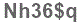 The text to enter in the texbox below is: Nh36$q