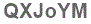 The text to enter in the texbox below is: QXJoYM