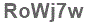 The text to enter in the texbox below is: RoWj7w