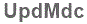The text to enter in the texbox below is: UpdMdc