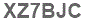 The text to enter in the texbox below is: XZ7BJC