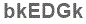 The text to enter in the texbox below is: bkEDGk