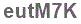 The text to enter in the texbox below is: eutM7K