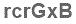 The text to enter in the texbox below is: rcrGxB