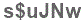 The text to enter in the texbox below is: s$uJNw