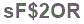 The text to enter in the texbox below is: sF$2OR