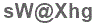The text to enter in the texbox below is: sW@Xhg