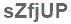The text to enter in the texbox below is: sZfjUP
