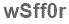 The text to enter in the texbox below is: wSff0r