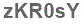 The text to enter in the texbox below is: zKR0sY
