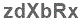 The text to enter in the texbox below is: zdXbRx