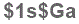 The text to enter in the texbox below is: $1s$Ga