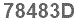 The text to enter in the texbox below is: 78483D