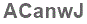The text to enter in the texbox below is: ACanwJ