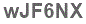 The text to enter in the texbox below is: wJF6NX