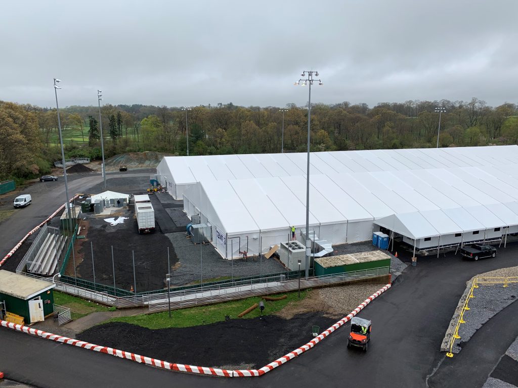Temporary Warehouse Storage Solution: Scalable Short Term Tent Solutions for Growing Businesses Temporary Storage Warehouse Solution Outside View by Main Attractions NJ Tent Rental