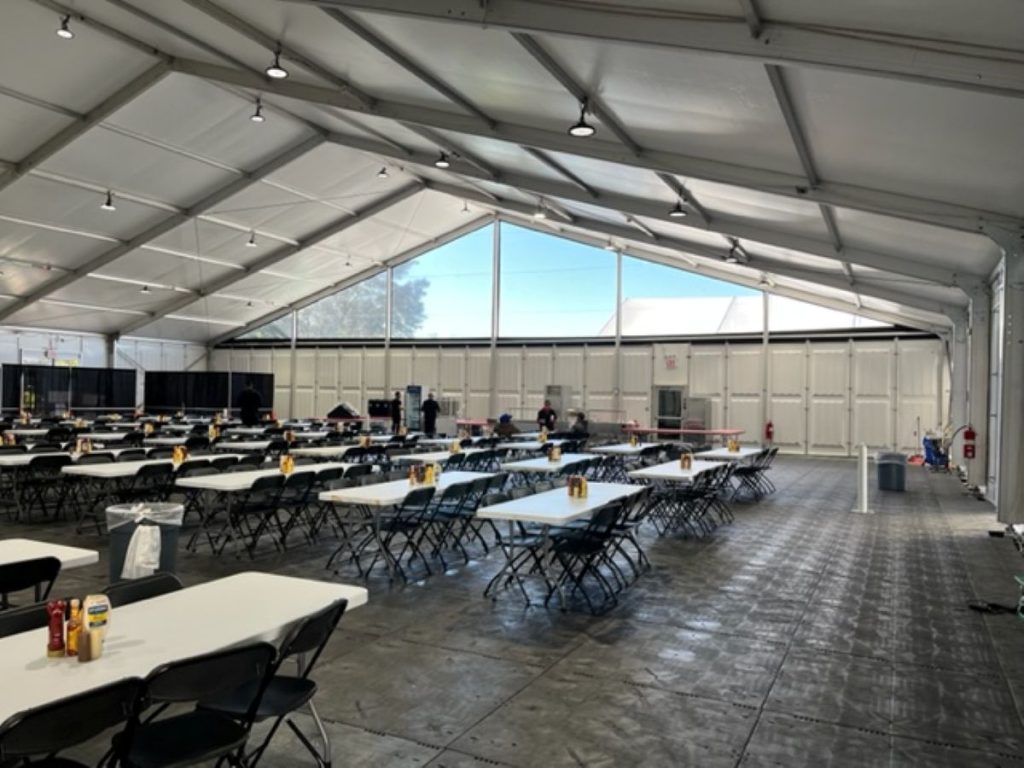 How an Industrial Lunch Tent Creates a Better Temporary Breakroom Industrial Lunch Tent by Main Attractions